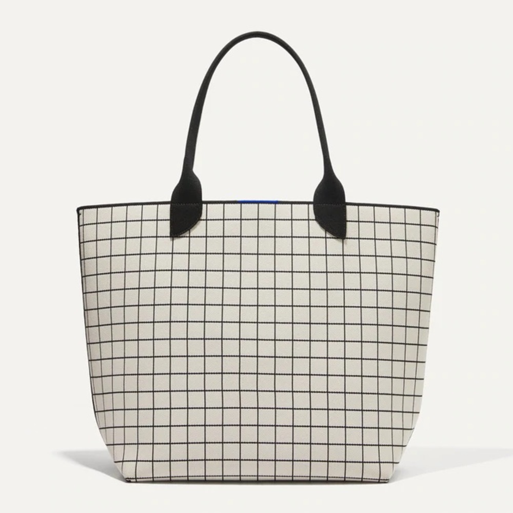 Rothy’s White Windowpane Lightweight Tote